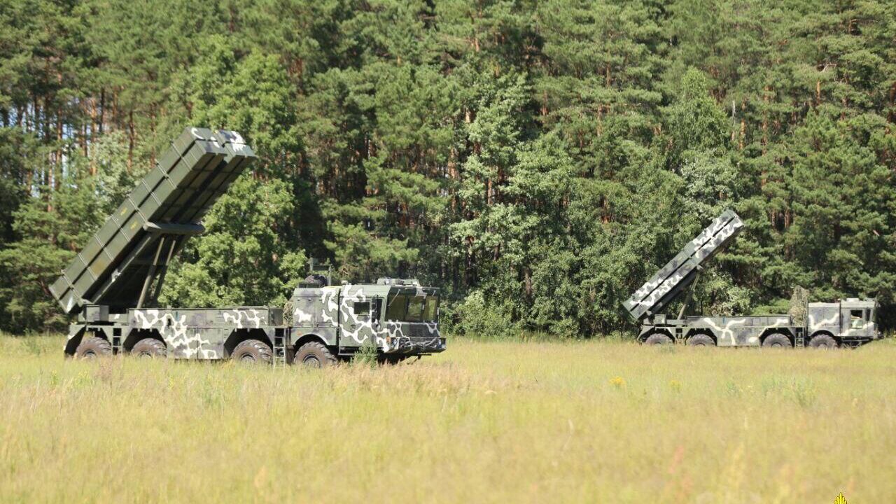 Дивизион РСЗО Полонез выполняет задачи по прикрытию участков государственной границы Белоруссии - РИА Новости, 1920, 10.08.2024