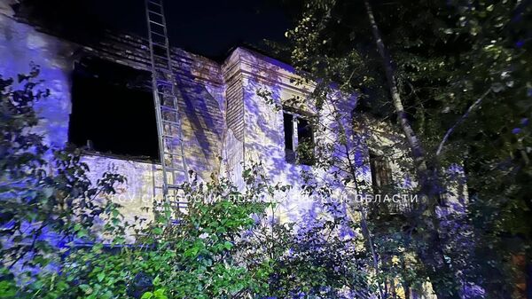 Место пожара в общежитии в Балашихе Московской области. 29 июня 2024