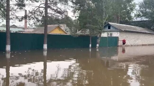 Последствия паводка в Дальнереченске Приморского края