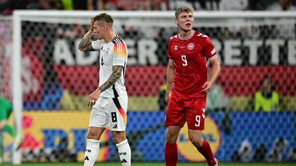 Эпизод матча Германия - Дания на Евро-2024