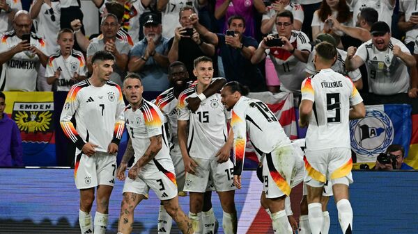 Эпизод матча Германия - Дания на Евро-2024