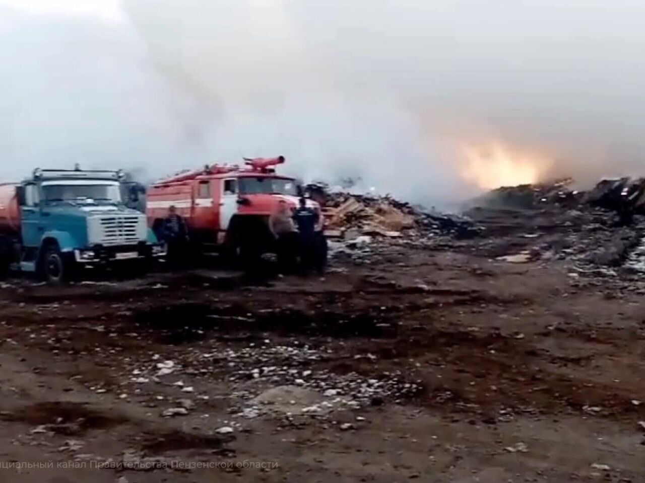 В Пензенской области загорелся недействующий мусорный полигон - РИА  Новости, 30.06.2024