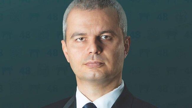 Лидер болгарской партии Возрождение Костадин Костадинов