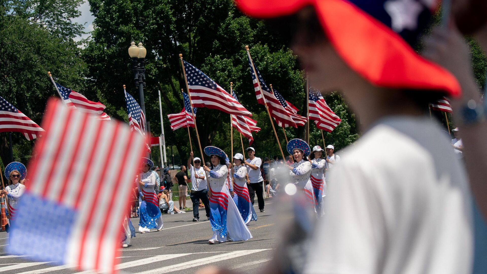 Парад в честь Дня Независимости в Вашингтоне  - РИА Новости, 1920, 04.07.2024