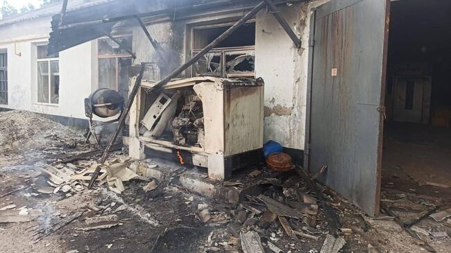 Последствия атаки ВСУ на хлебопекарню в Алешках Херсонской области