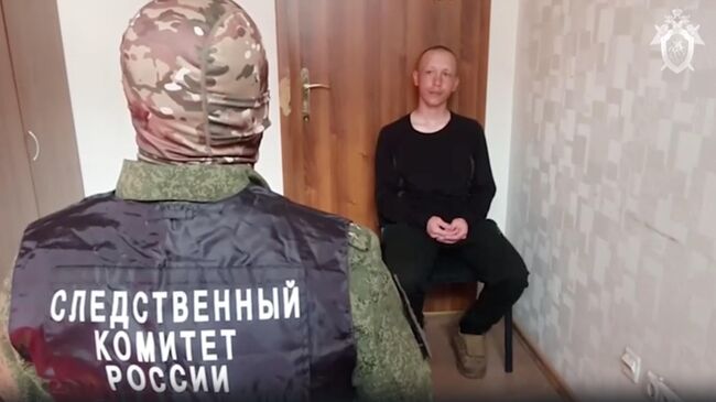 Командир минометного взвода вооруженных сил Украины Алексей Казымов во время дачи показаний