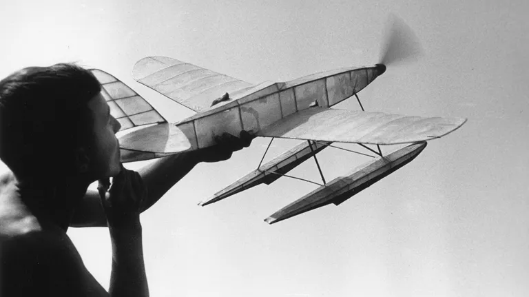 プレフナー・ミハイル 航空機モデラー、1930年代。