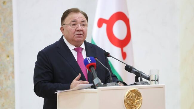 Глава Республики Ингушетия Махмуд-Али Калиматов  Глава Республики Ингушетия Махмуд-Али Калиматов