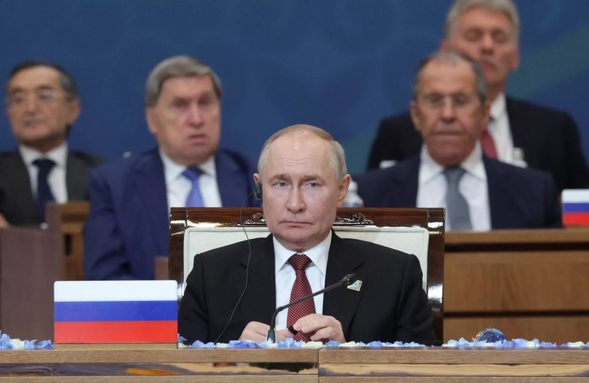 Президент РФ Владимир Путин на встрече в формате ШОС плюс Президент РФ Владимир Путин на встрече в формате ШОС плюс - РИА Новости, 1920, 04.07.2024