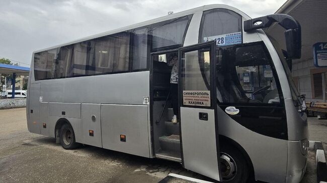 Первый автобус сообщением Симферополь – Каховка Херсонской области