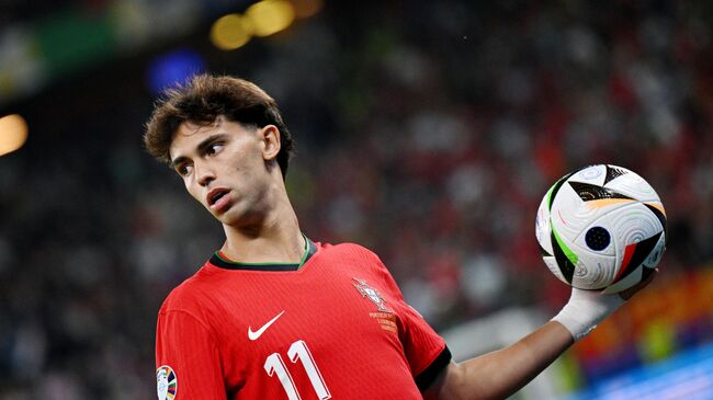 Игрок сборной Португалии Жоау Феликс Игрок сборной Португалии Жоау Феликс