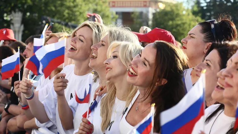 Торжественный концерт Россия нигде не заканчивается, посвящённый завершению выставки