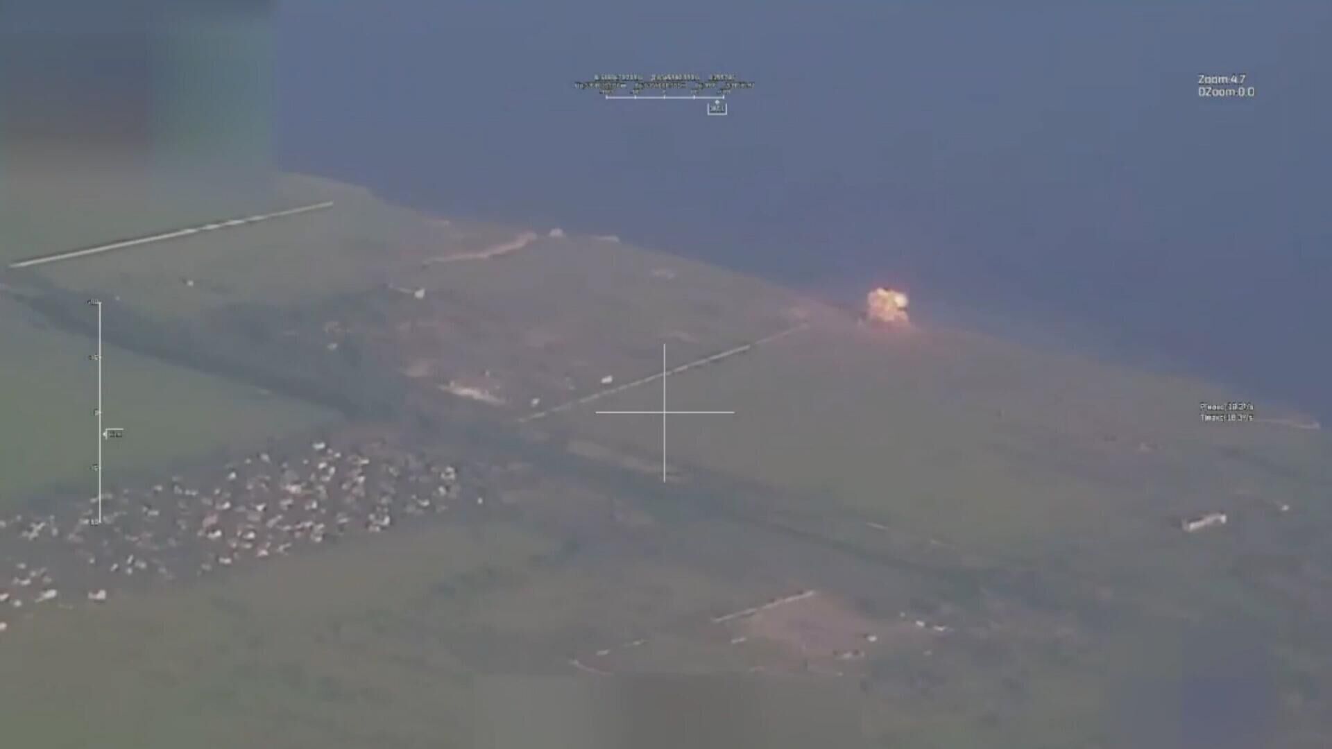 Удар Искандера по позиции батареи украинского ЗРК Patriot в Одесской области - РИА Новости, 1920, 07.07.2024