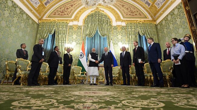 Россия и Индия намерены стимулировать реализацию экономических проектов