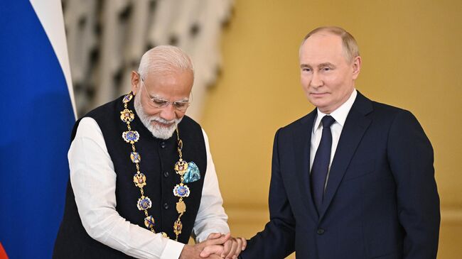 Путин и Моди договорились продвигать русский и индийский языки