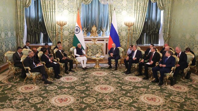 Путин и Моди договорились о расширении культурного сотрудничества