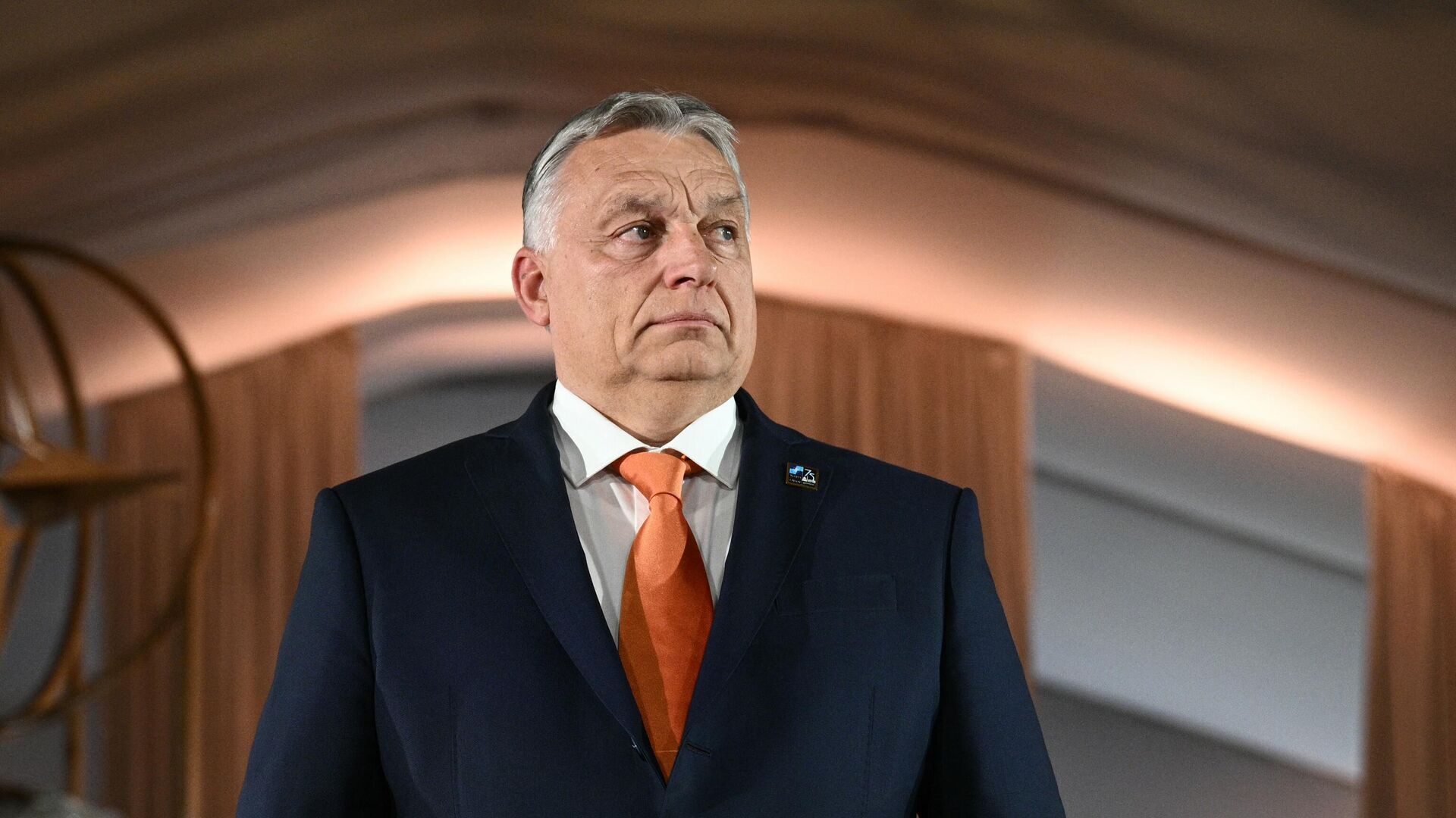 Премьер-министр Венгрии Виктор Орбан на саммите НАТО в Вашингтоне. 9 июля 2024 - РИА Новости, 1920, 11.07.2024