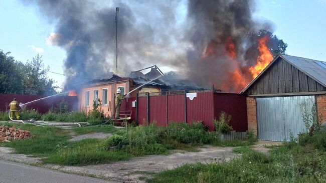 Последствия обстрела Шебекинского городского округа со стороны ВСУ