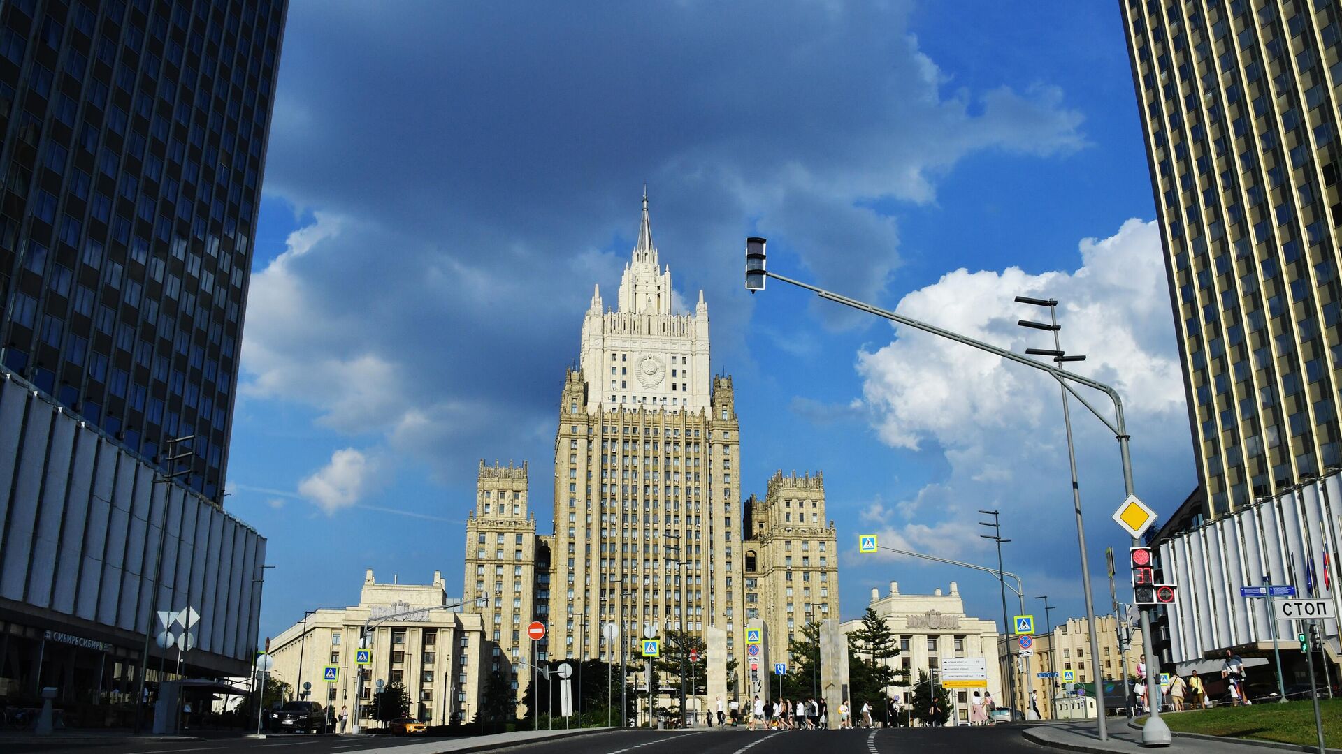 Здание Министерства иностранных дел РФ в Москве - РИА Новости, 1920, 01.08.2024