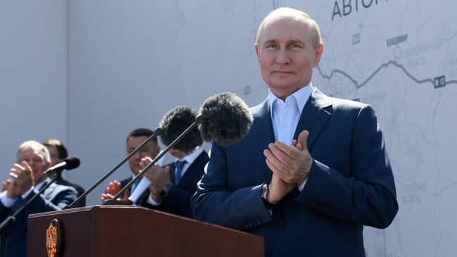 Путин открыл социальные и инфраструктурные объекты в новых регионах