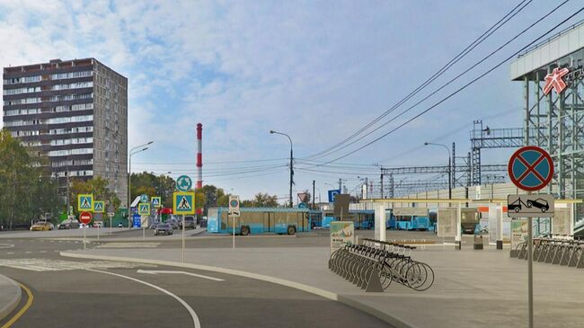 Проектное решение благоустройства территории у станций МЦД Солнечная, Беговая, Серп и Молот и Кусково