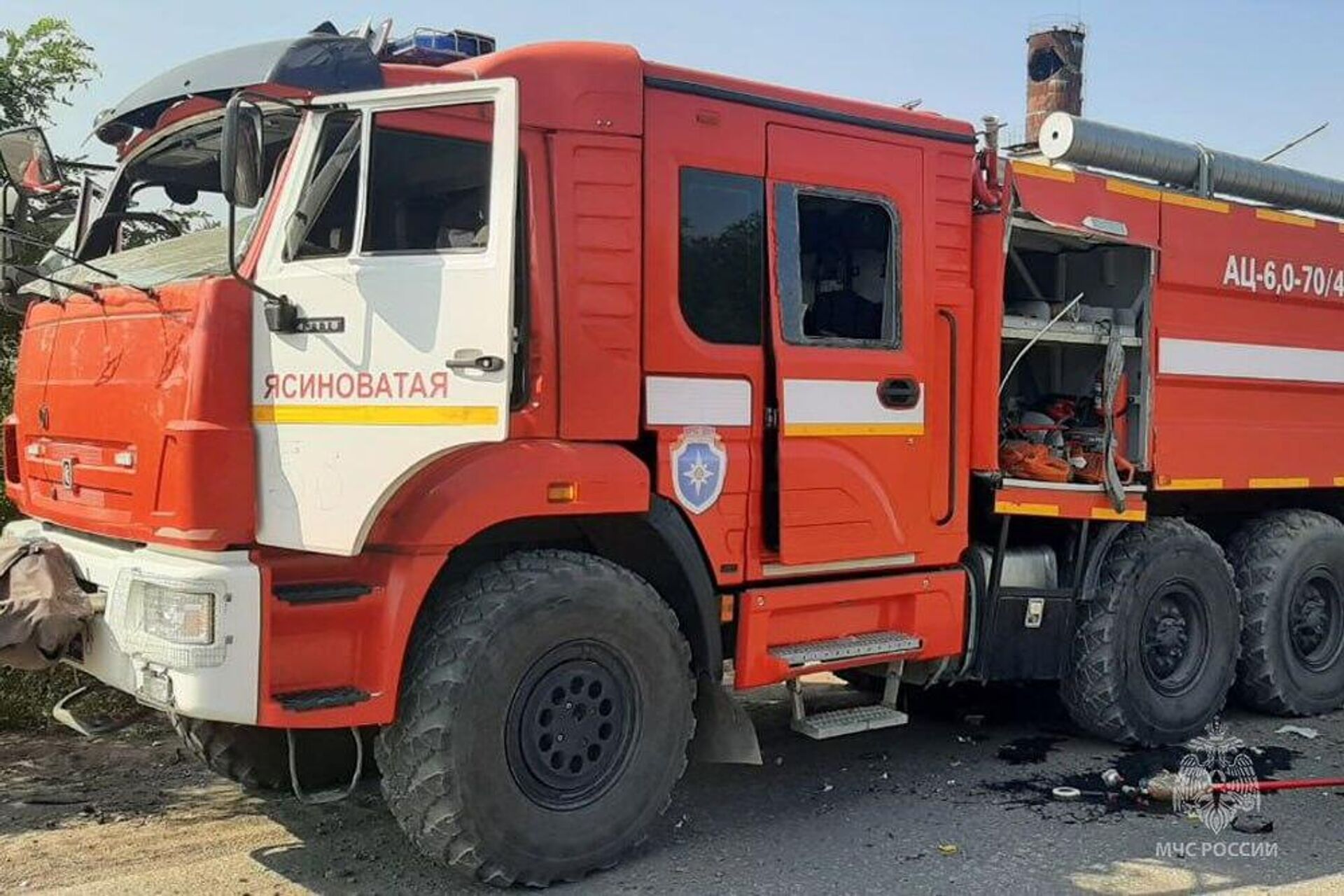 Дроны ВСУ дважды атаковали пожарных в ДНР при выезде - РИА Новости,  17.07.2024