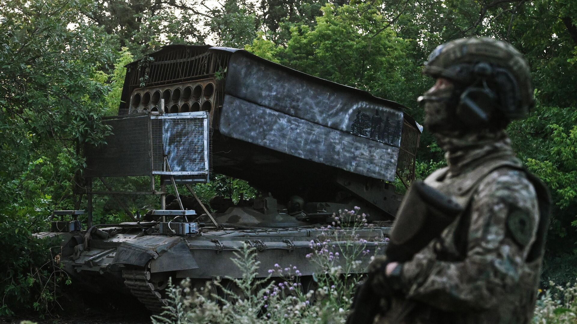 Российский военнослужащий в зоне СВО - РИА Новости, 1920, 19.07.2024