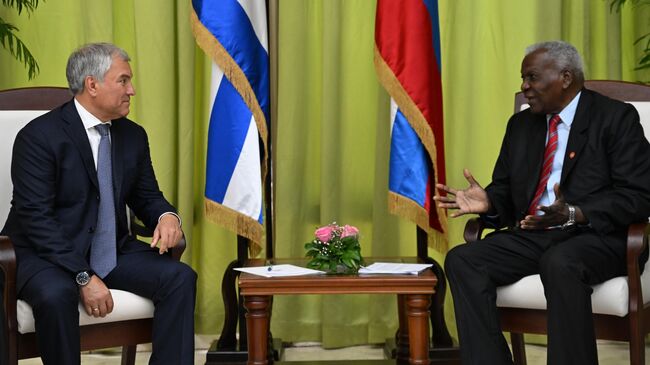 Госдума продолжит укреплять сотрудничество с Кубой, заявил Володин