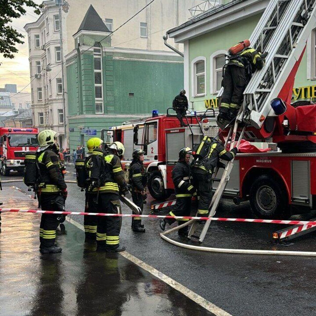 Пожар в доме в центре Москвы локализовали - РИА Новости, 22.07.2024