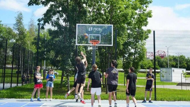 Первый Центр уличного баскетбола открылся на Дальнем Востоке