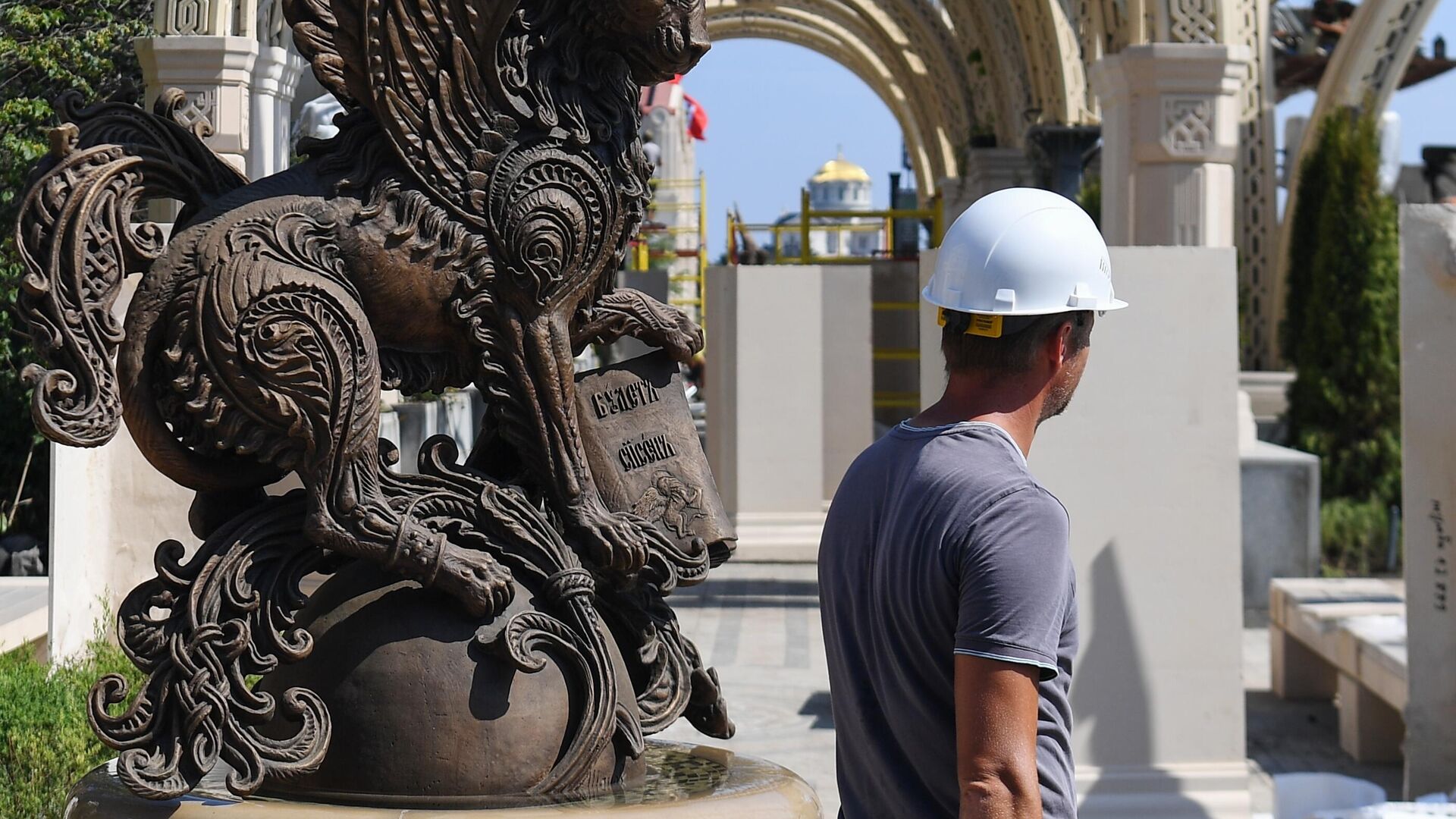 Подготовка к открытию музейно-храмового комплекса Новый Херсонес - РИА Новости, 1920, 27.07.2024