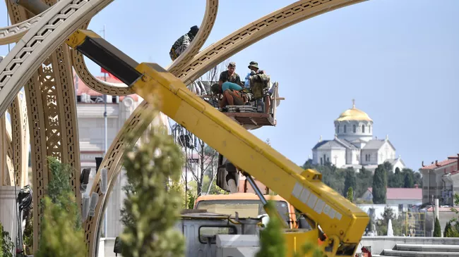 Подготовка к открытию музейно-храмового комплекса Новый Херсонес