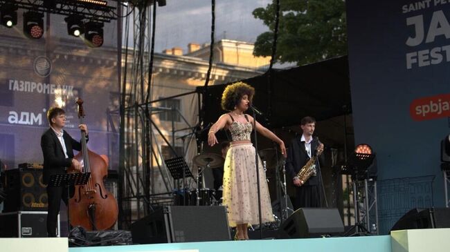 Певица Fantine на Международном джазовом фестивале в Санкт-Петербурге