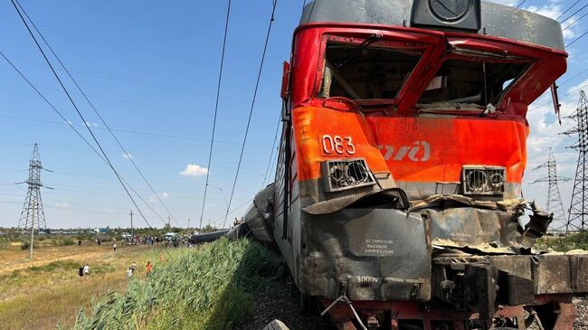 В Волгоградской области рассказали о состоянии пострадавших в ЧП с поездом