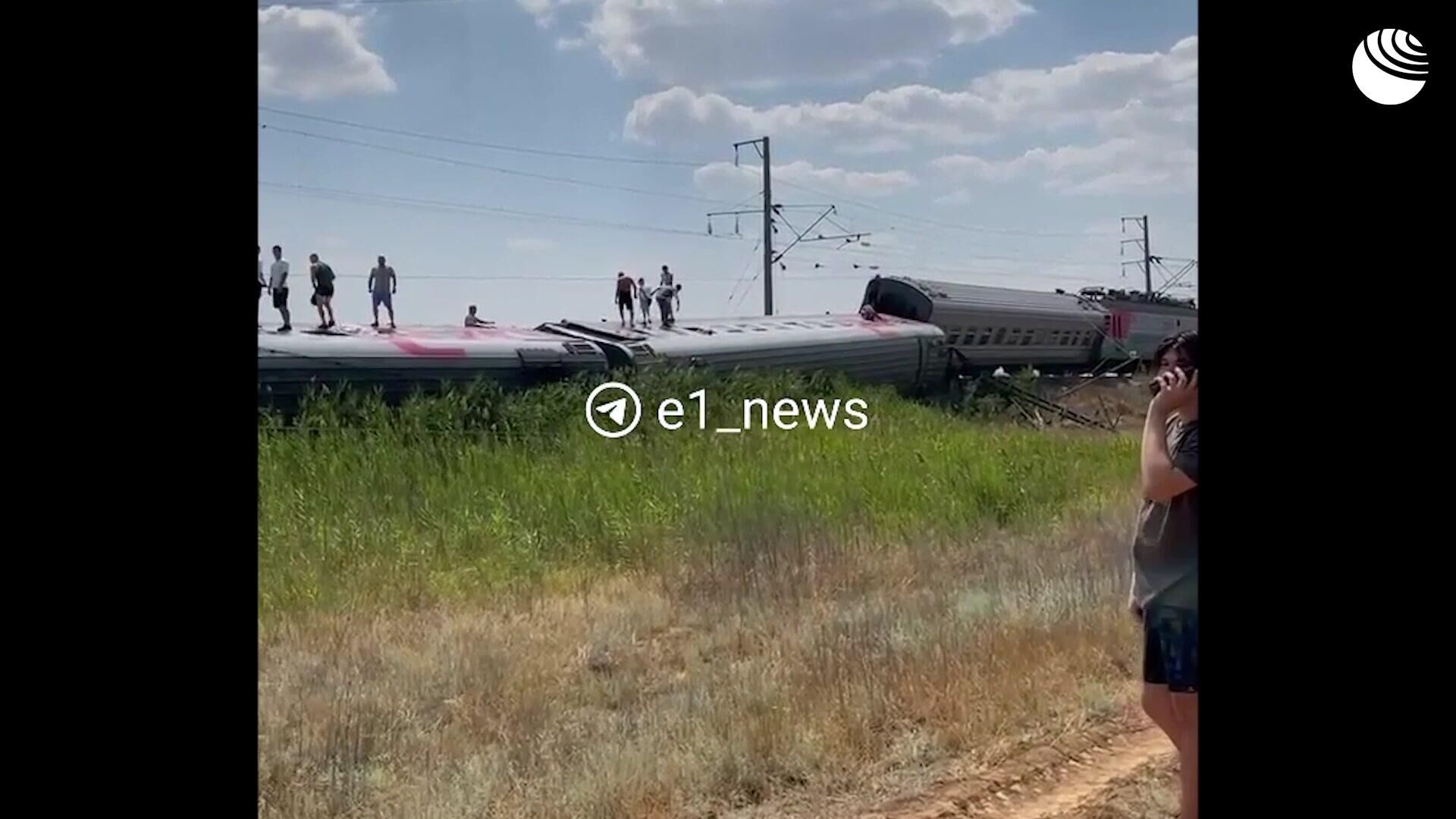 Кадры с места аварии под Волгоградом - РИА Новости, 1920, 30.07.2024