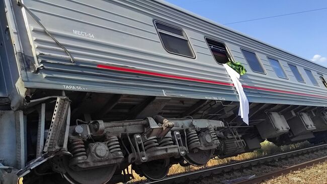 После железнодорожного ЧП под Волгоградом 11 поездов следуют с задержками