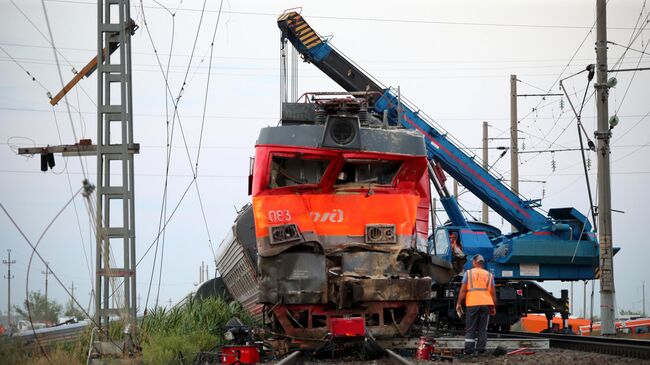 В РЖД сообщили о значительном ущербе из-за ЧП с поездом под Волгоградом