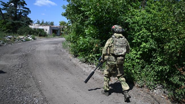 Российский военнослужащий