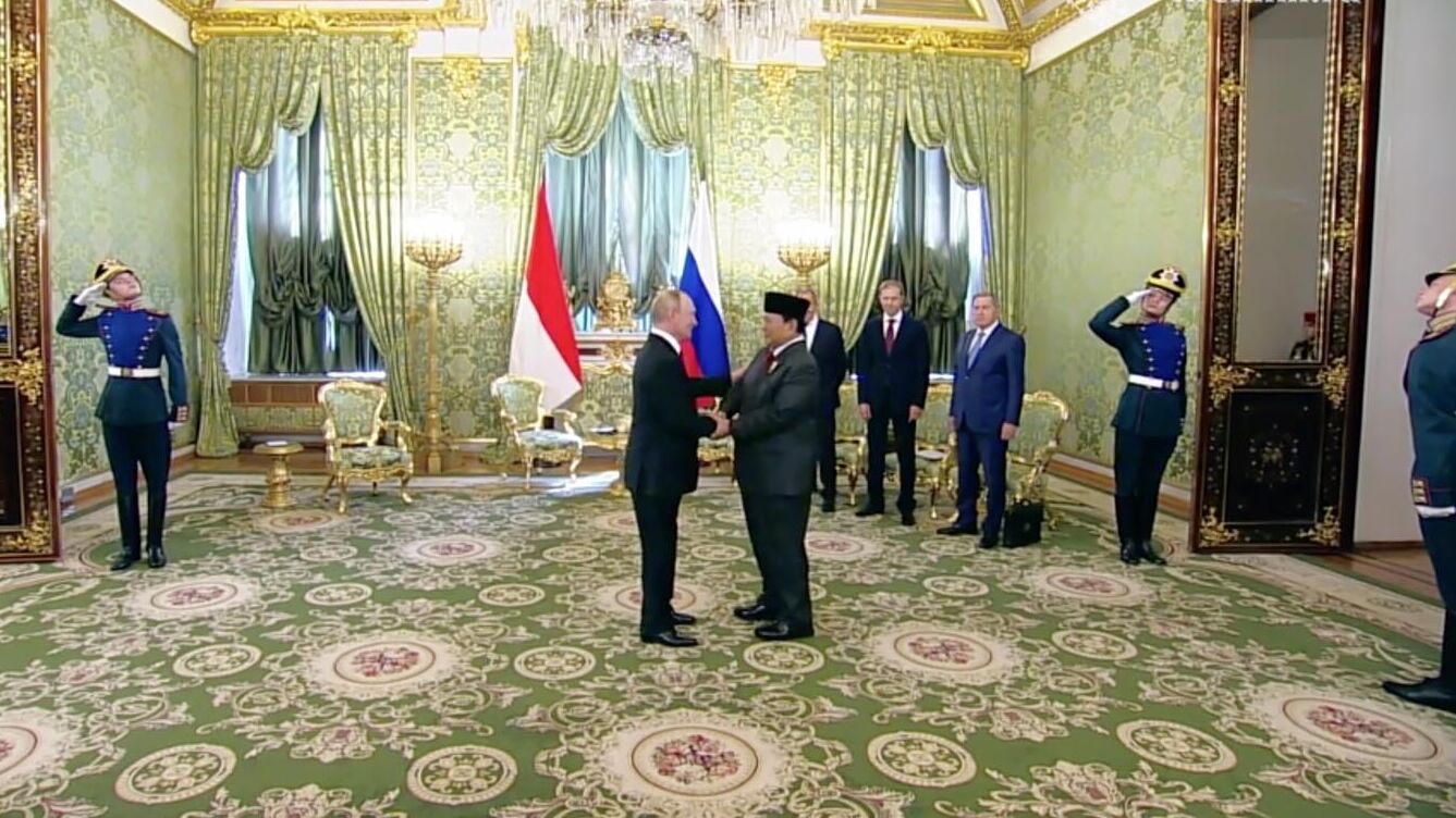 Встреча Владимира Путина с Прабово Субианто - РИА Новости, 1920, 17.06.2025