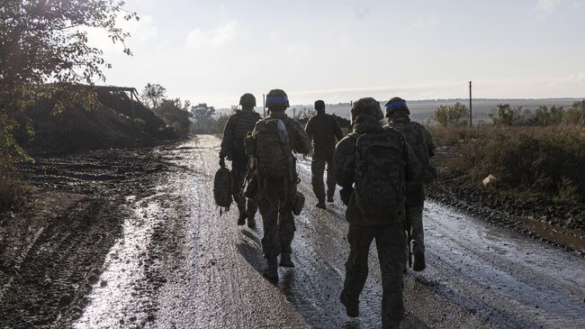 Украинские военнослужащие. Архивное фото