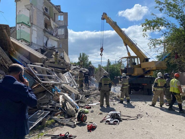 Взрыв в жилом доме в Нижним Тагиле