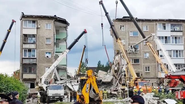 Взрыв в жилом доме в Нижним Тагиле
