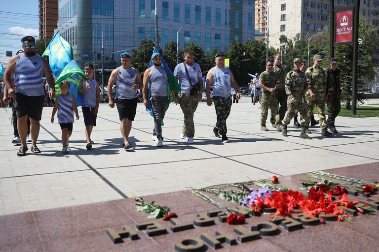 Празднование Дня Воздушно-десантных войск в Краснодаре