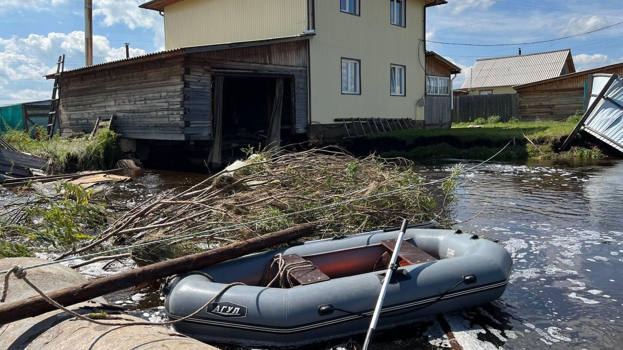 Последствия паводка в Новоильинске Заиграевского района Бурятии - РИА Новости, 1920, 05.08.2024