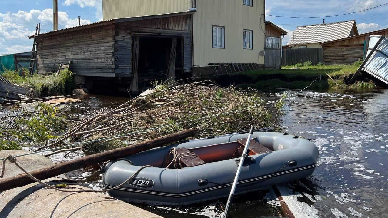 Последствия паводка в Новоильинске Заиграевского района Бурятии - РИА Новости, 1920, 05.08.2024