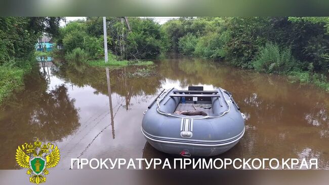 Обстановка в Дальнереченске после прорыва дамбы