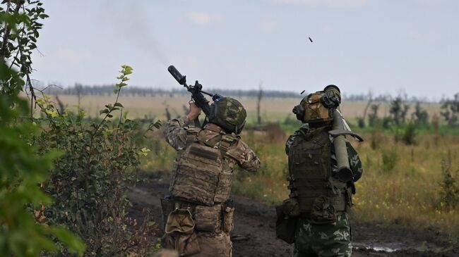 Российские военнослужащие в зоне СВО