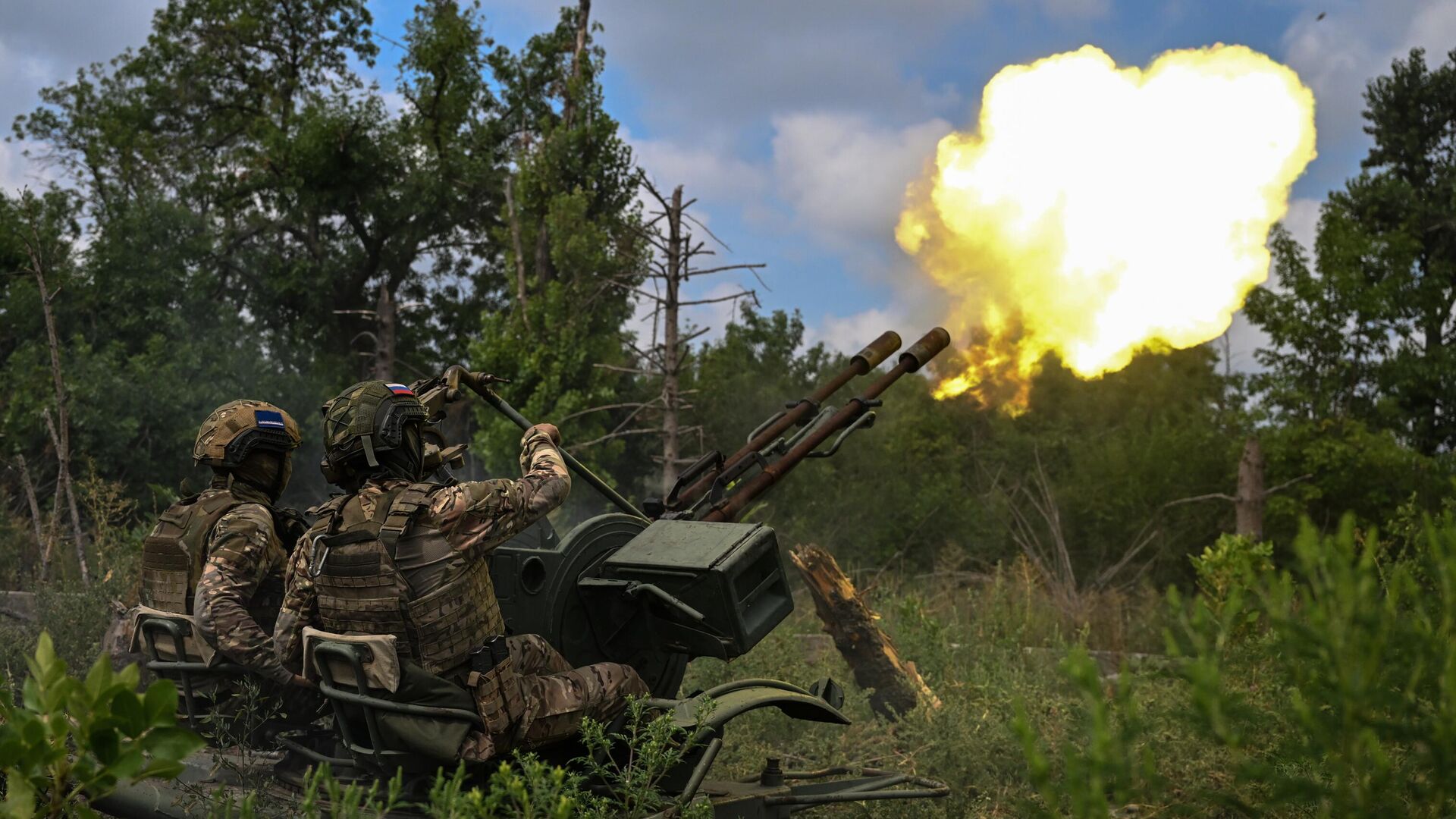 Российские военнослужащие в зоне проведения спецоперации - РИА Новости, 1920, 25.08.2024