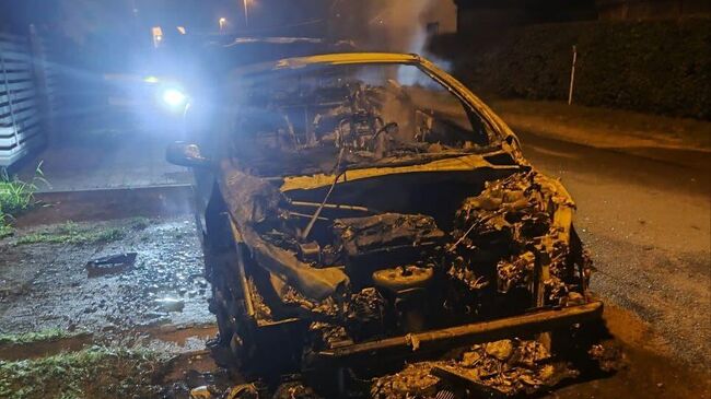 Поджог автомобиля политика АдГ в Германии