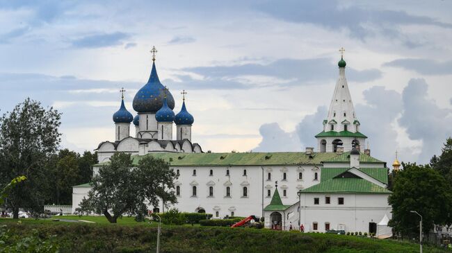 Суздальский кремль у реки Каменки